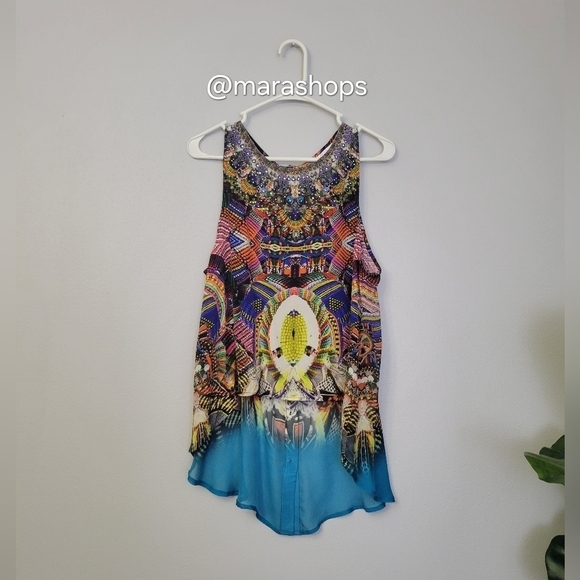 Camilla African Queen Silk Tank in Olapa - Picture 3 of 9